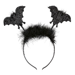 Halloweenská čelenka netopýr